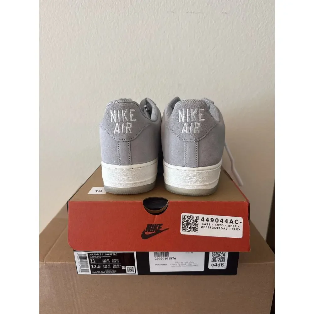 Nike Air Force 1 Low Retro “Light Smoke Grey” Men’s Size 11